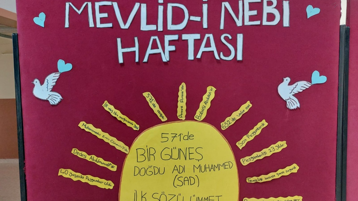 Okulumuzda Mevlidi Nebi Haftası Kutlandı